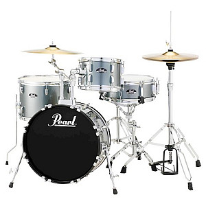 Pearl Roadshow RS584B/C 4-Piece Drum Set, No Cymbals 